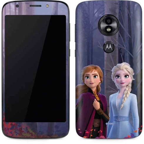 Disney Frozen II Anna and Elsa Moto E5 Play Skin